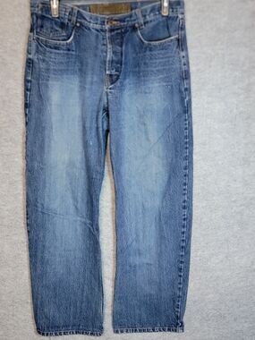 Men's Indigo Star Y2k Relaxed Fit Jeans